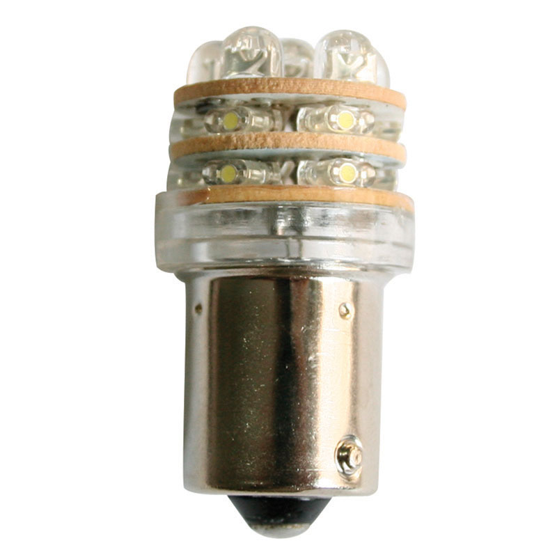 Ampoule 12V, LED, T18, blanc froid - 18 LEDs image