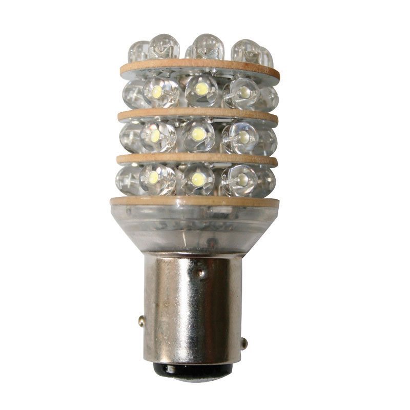 Ampoule 12V, LED, T25 BAY15D, blanc froid - 36 LEDs image