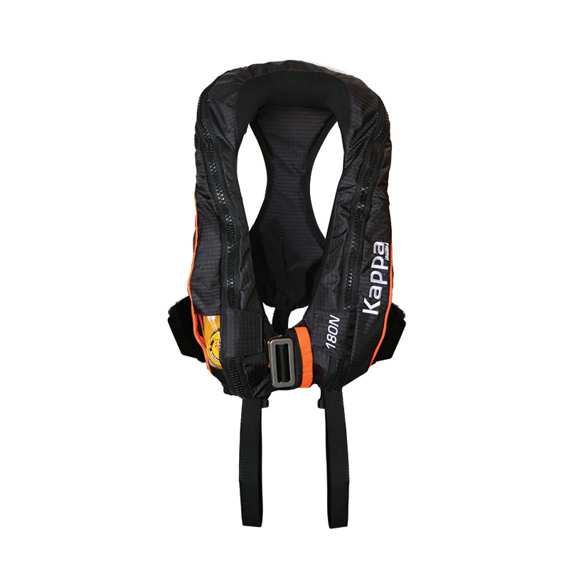 Gilet gonflable automatique 180N, ISO 12402-3, avec double sous-cutale image