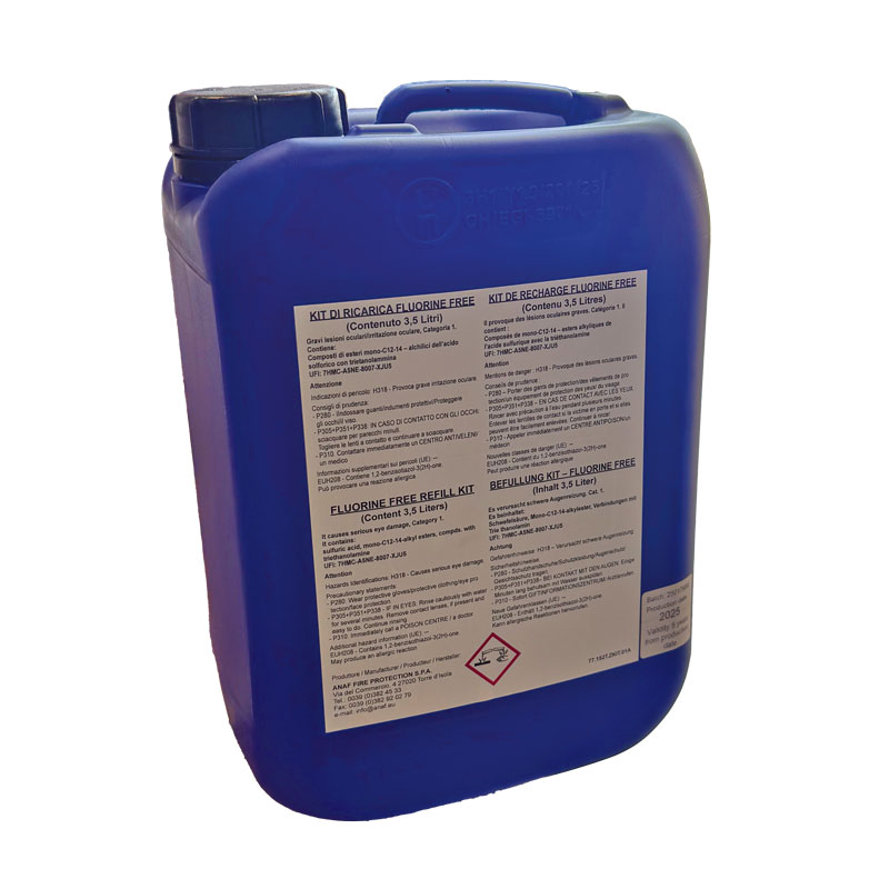 Concentré de mousse pour extincteur à mousse LALIZAS sans PFAS 50 L et 150 L, 1 pièce pour 50 L et 3 pièces pour 150 L image